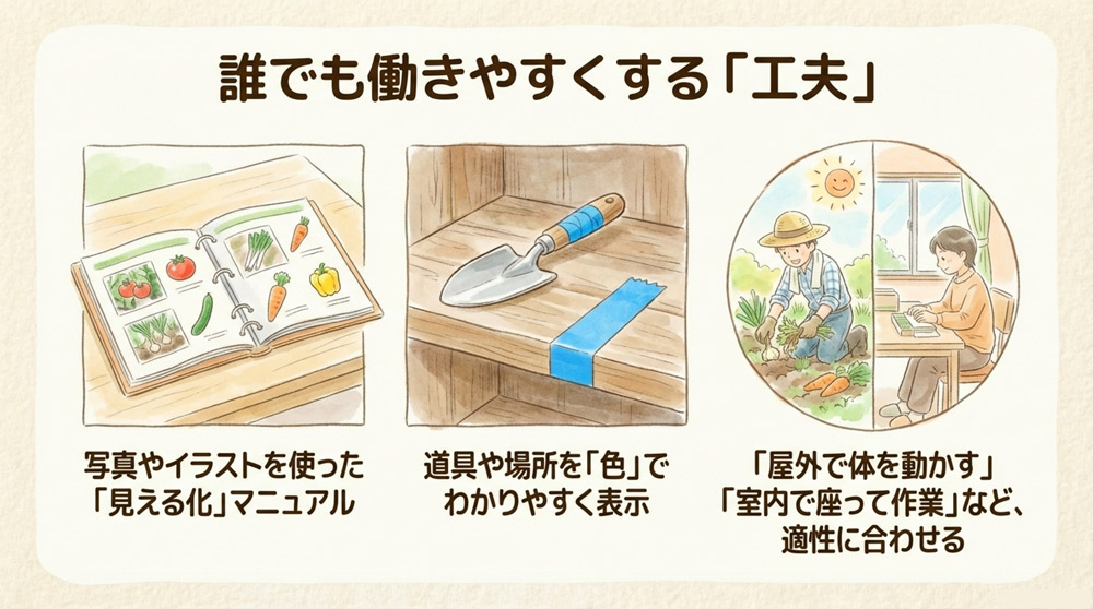 農作業のマニュアル化・見える化