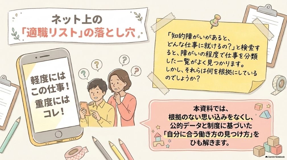 知的障がいのある方の就職先