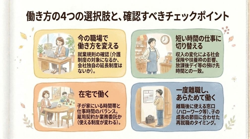 4つの選択肢と、それぞれで確かめること