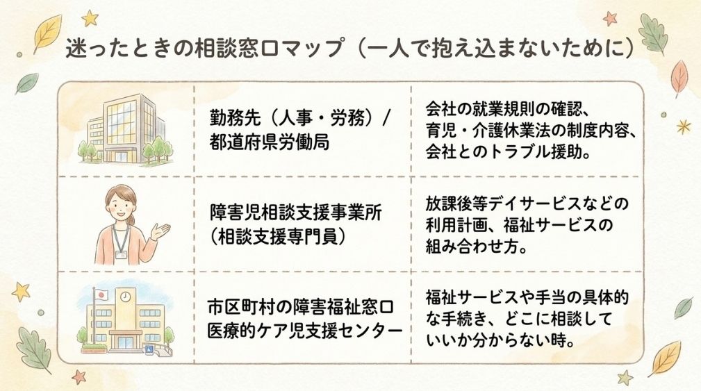 相談できる窓口