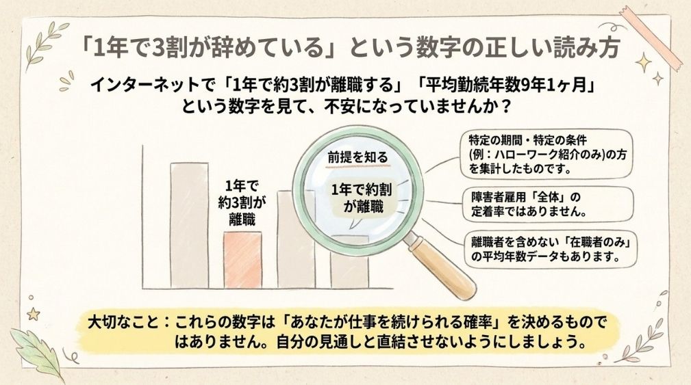 「1年で3割が辞めている」という数字の正しい読み方