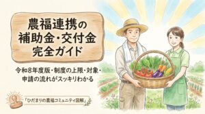 農福連携の補助金はいくら?交付金の上限・対象・申請の流れ
