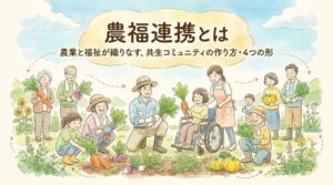 農福連携とは?わかりやすく|4つの取り組み方・メリット・課題