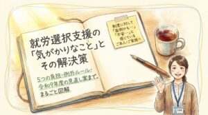 就労選択支援のデメリット5つ|例外と令和9年度の見直し案